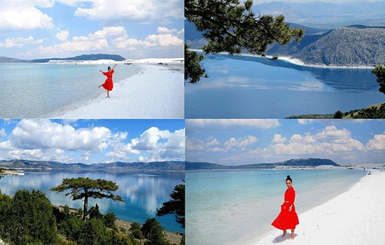 125978 Озеро Салда в Турции напоминает Мальдивы