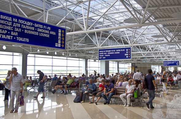 128168 Рейсы в Борисполе в сентябре 2018 г. в среднем задерживались на 51,2 мин