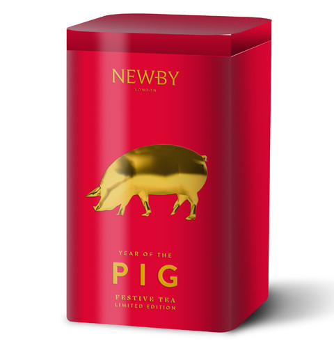 129698 Компания Newby Teas представила новогодний купаж с символом 2019 года