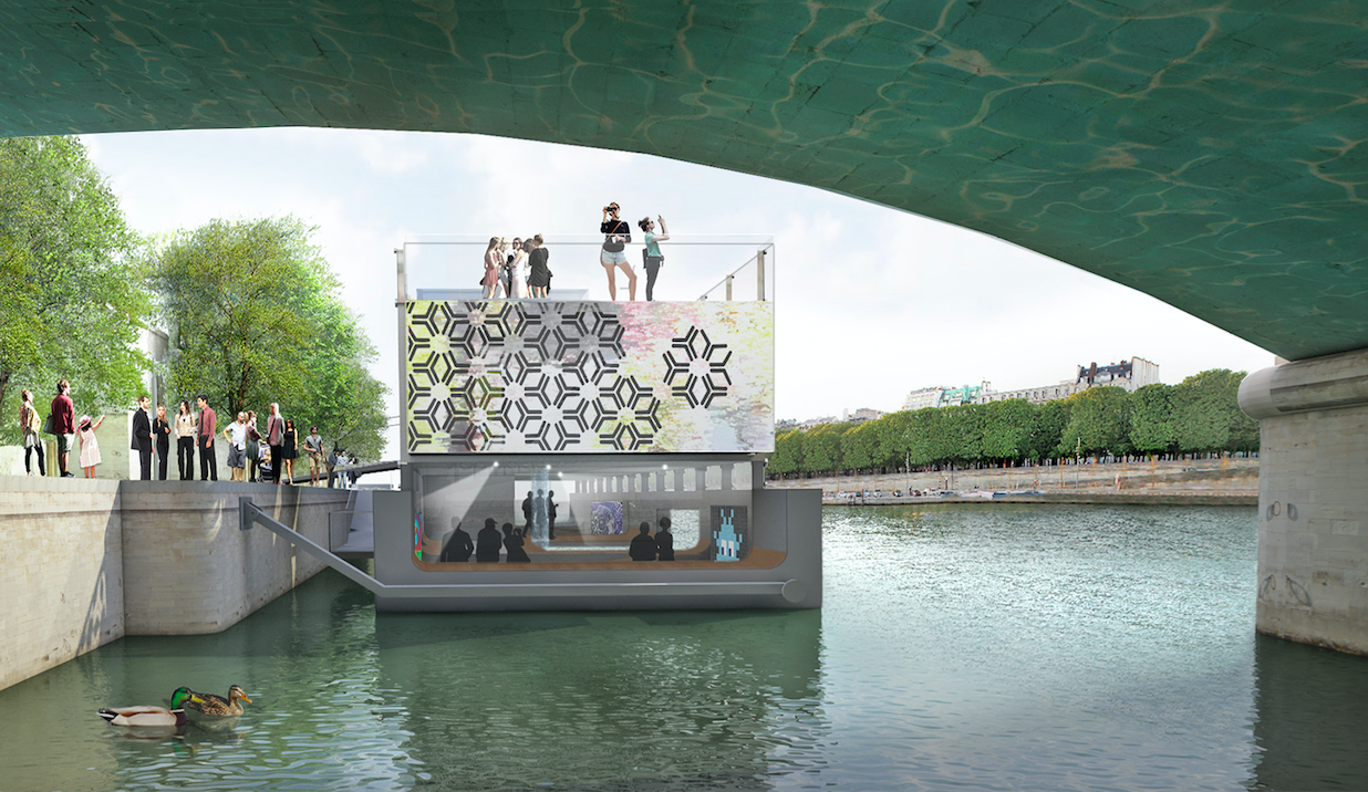 132961 В Париже откроется первый в мире плавучий музей