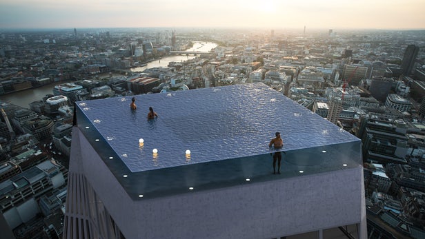 134231 На небоскребе Лондона построят бассен с панорамным обзором