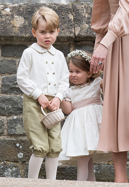 134532 Принц Джордж и принцесса Шарлотта станут пажом и цветочницей еще на одной свадьбе