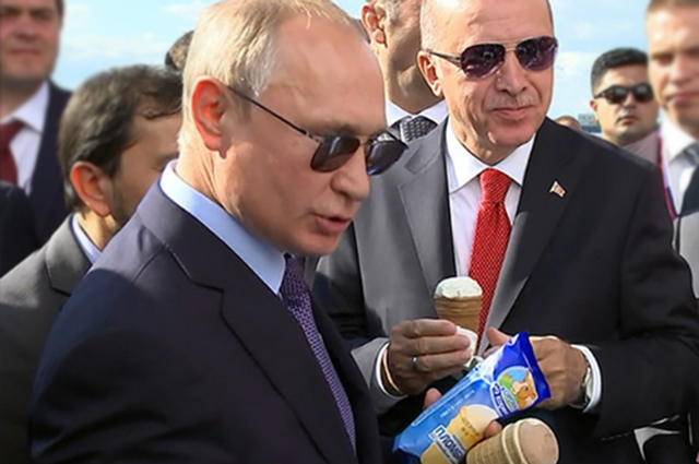136177 Миру — мир, а президенту — пломбир! Владимир Путин побывал на авиасалоне МАКС-2019