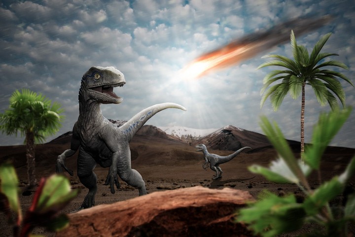 динозавры и астероид
